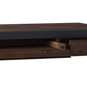 Erina - Desk - Distressed Charcoal Brown by Couch.com