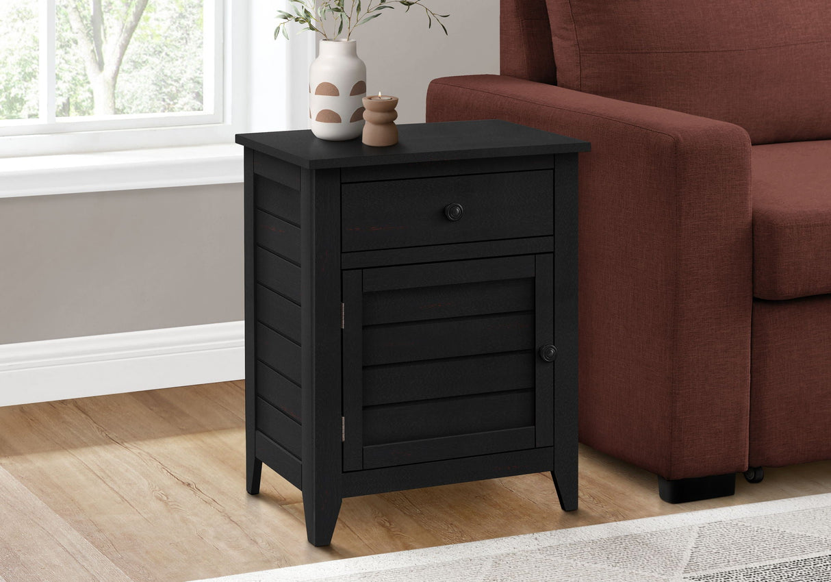 Accent Nightstand, Storage Drawer, Transitional by Couch.com