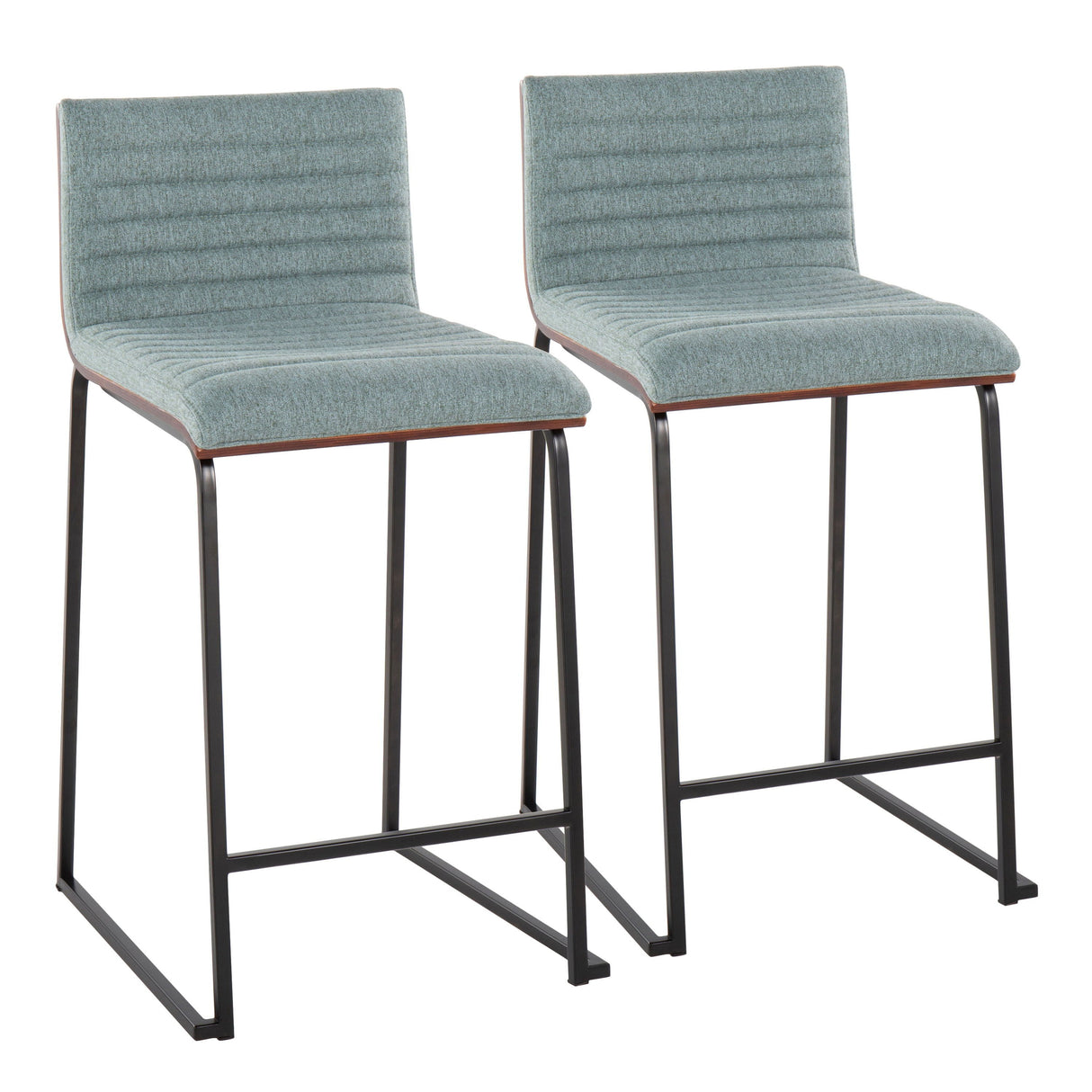 Mason Mara - Contemporary Fixed Height Quality Counter Stool (Set of 2) by Couch.com