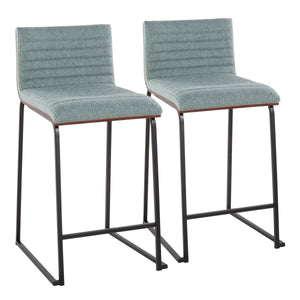Mason Mara - Contemporary Fixed Height Quality Counter Stool (Set of 2) by Couch.com