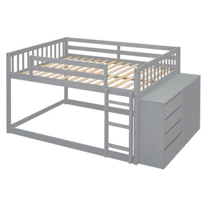 Bunk Bed With 4 Drawers And 3 Shelves by Couch.com