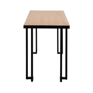 Roman - Industrial Desk - Black / Natural by Couch.com