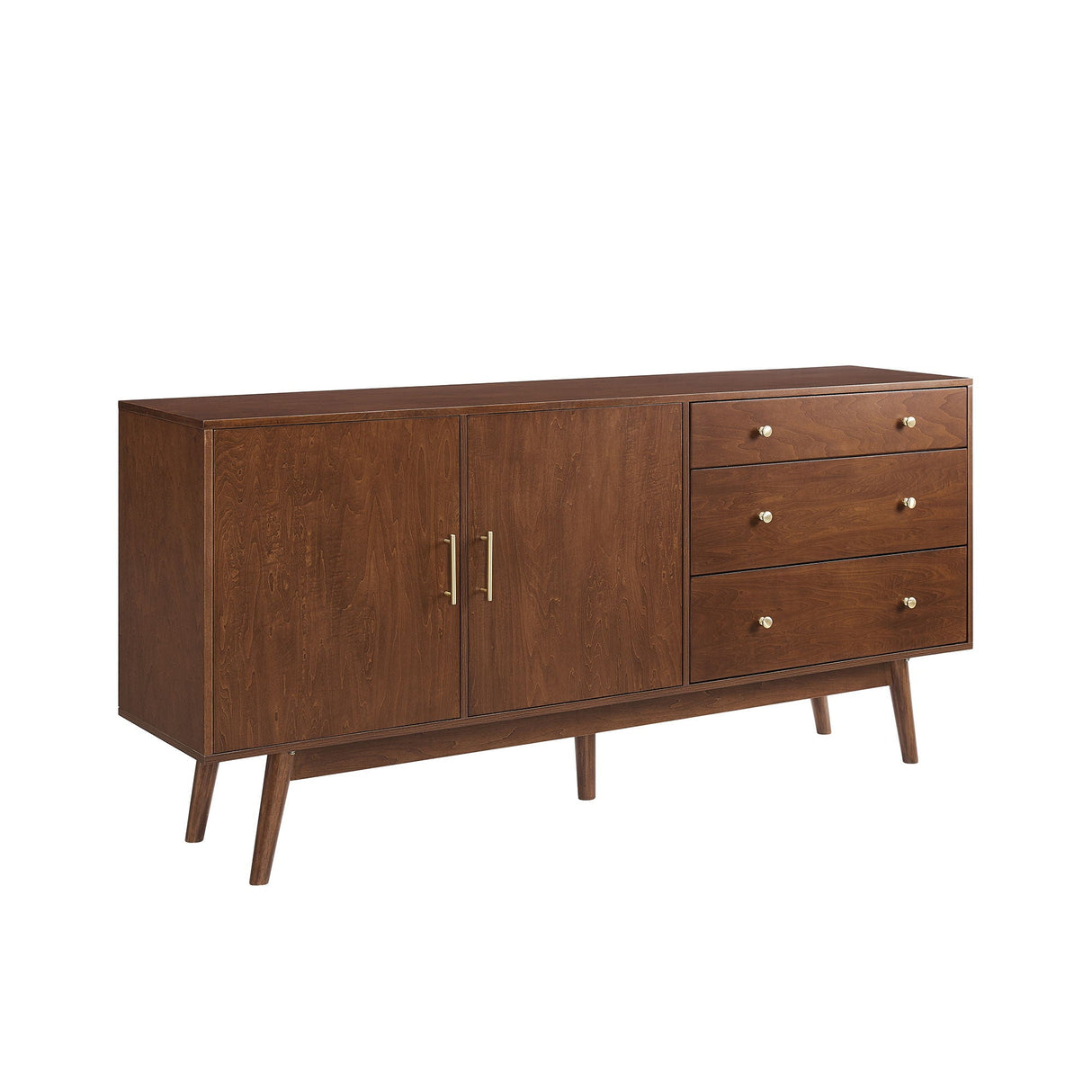 Mid-Century Modern Minimalist 2 Door Sideboard by Couch.com