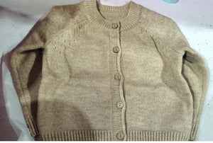 Wool knitted cardigan