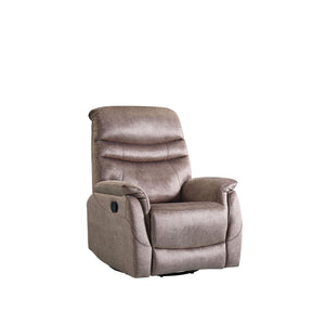 Rocking Swivel Recliner Chair For Living Room, 360 Degree Swivel, Adjustable Modern Reclining Chair, Classic And Traditional Recliner Sofa With Lumbar Support - Dark Gray by Couch.com
