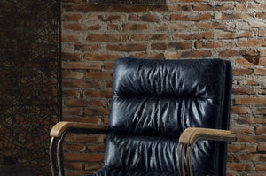 Harith - Retro Top Grain Leather Office Chair by Couch.com