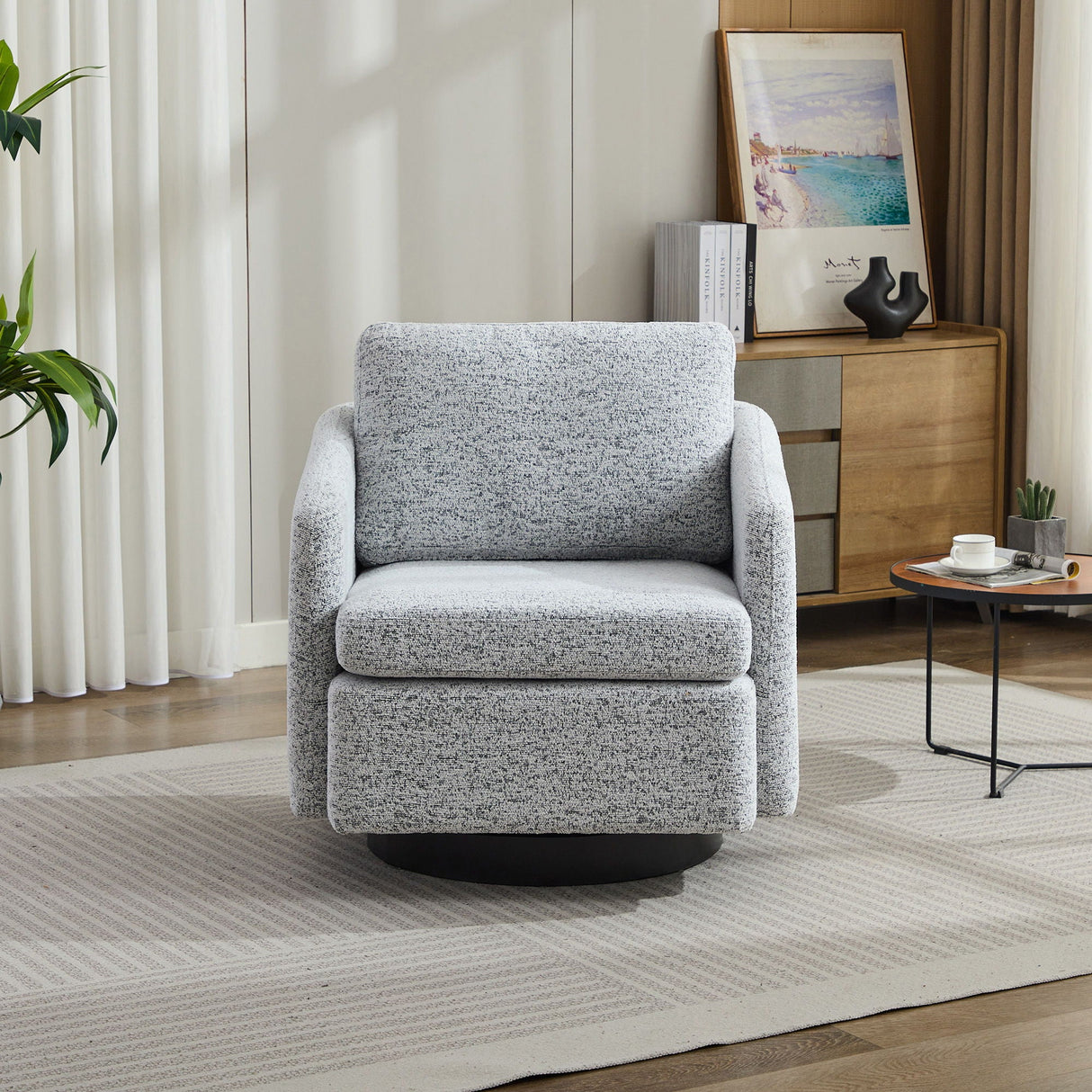 Swivel Accent Chair, 360 Degree For Living Room by Couch.com