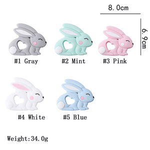 New Sets Baby Silicone Teether Rodent Silicone Animal Fox Teeth Chew Children Goods