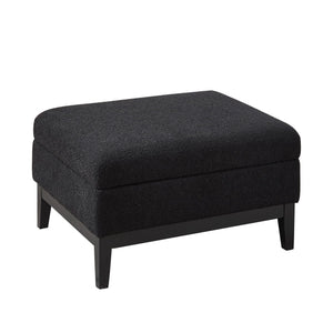 Upholstered Storage Ottoman With Reversible Lid Coffee Table With Rubberwood Legs by Couch.com