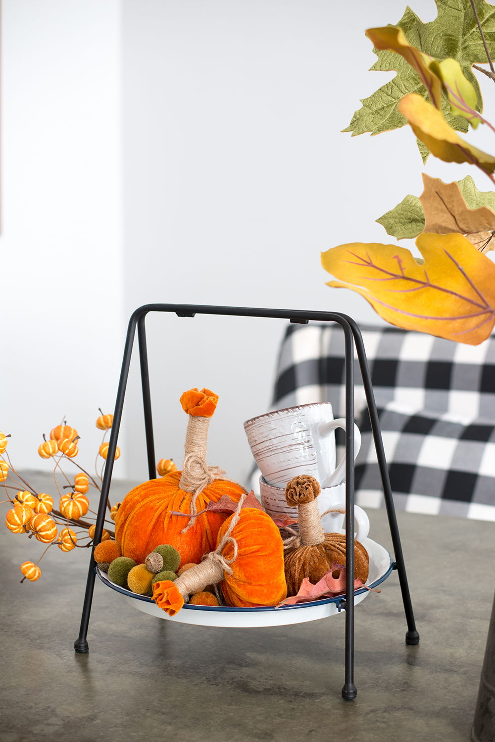 Pumpkin Ornament For Holiday Harvest Festival Fall Festival & Thanksgiving (Set of 6) by Couch.com