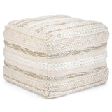 Sommer - Handcrafted Square Pouf by Couch.com