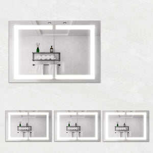 Medicine Cabinet With LED Vanity Mirror, Anti-Fog, Waterproof, Dimmable With Touch Switch by Couch.com