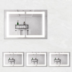 Medicine Cabinet With LED Vanity Mirror, Anti-Fog, Waterproof, Dimmable With Touch Switch by Couch.com