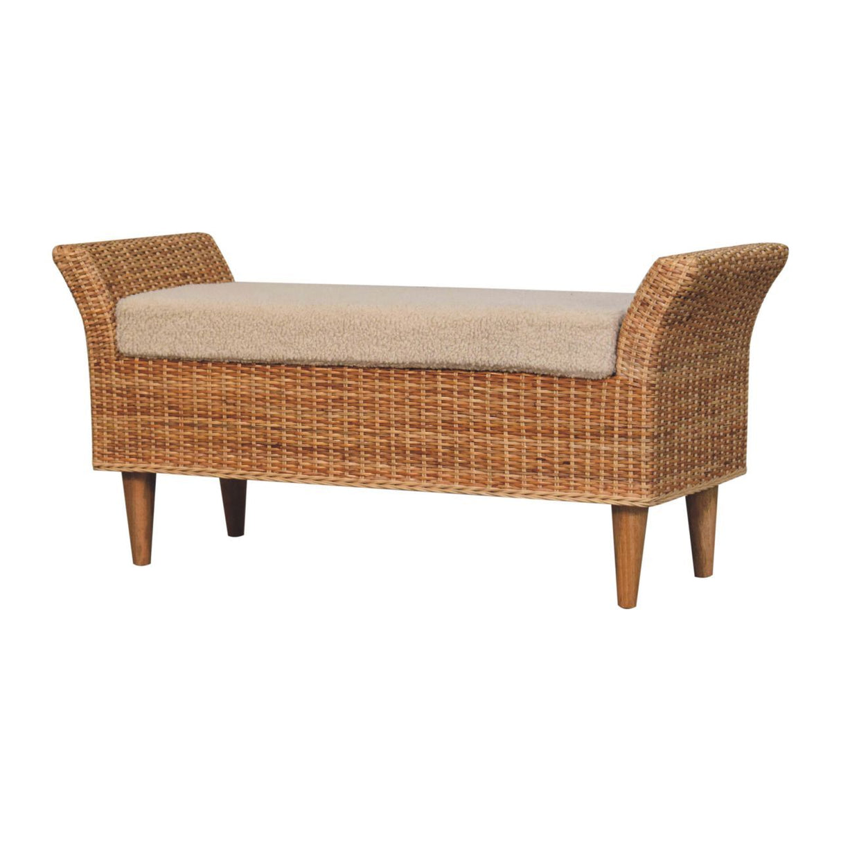 Riviera - Woven Bench - Oak by Couch.com