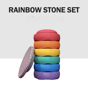 Rainbow River Crossing Stone Children's Balance Training Puzzle Toy