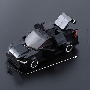 A Tesla Toy Car Piece-together Model Benefits Intelligence