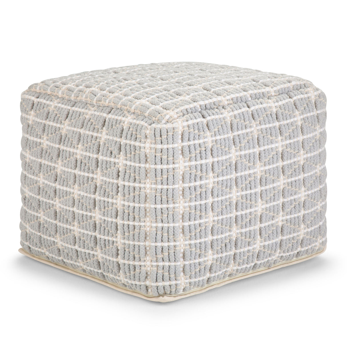 Noreen - Upholstered Square Pouf by Couch.com