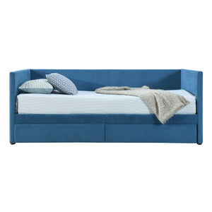 Corduroy Daybed With Two Drawers And Wood Slat by Couch.com
