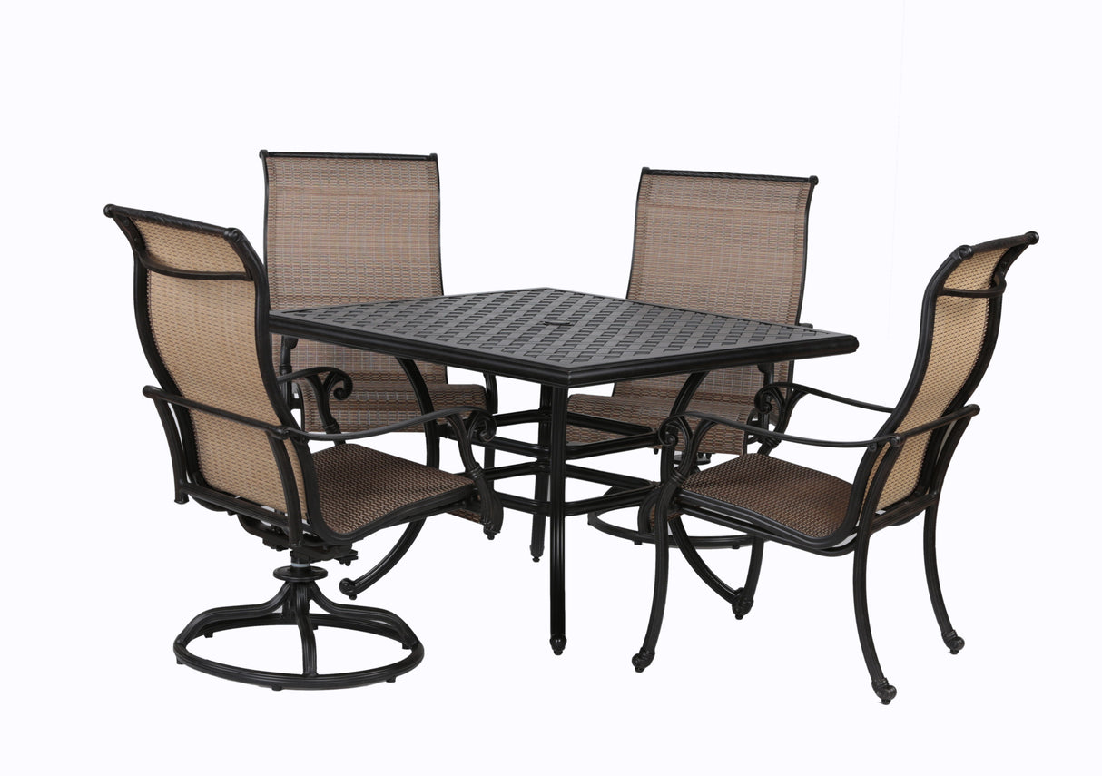 5 Piece Dining Set - Antique Bronze by Couch.com