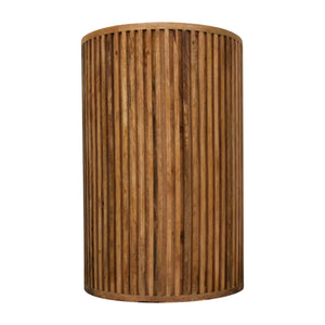 Soba - Bedside Table, 4 Drawer - Oak by Couch.com