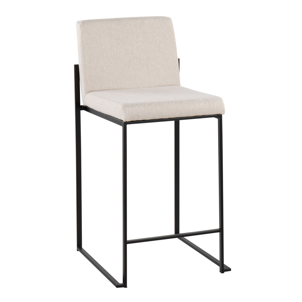 Fuji - Contemporary Modern Elegance, High Back Counter Stool by Couch.com