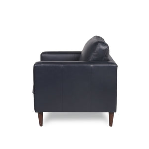 Mid-Century Tufted Leather Chair by Couch.com