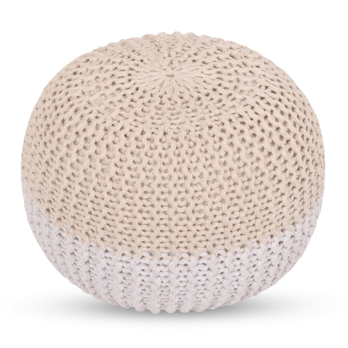 Mylah Hand Knitted Pouf