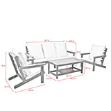 Salman Outdoor 4pc Seating Group