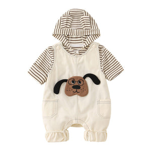 Pure Cotton Romper Set For Boys Cute Childrens Clothing Baby Boy Outfits