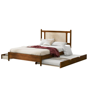 Platform Bed With 2 Big Drawers & Trundle by Couch.com