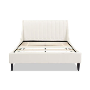Aspen - Vertical Tufted Modern Headboard Platform Bed Set by Couch.com