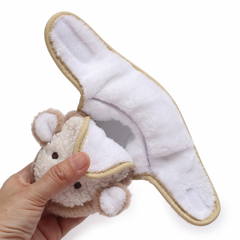 0-12 Months Old Male And Female Baby Thickened Non-slip Cartoon Cotton Shoes