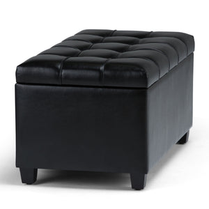 Sienna - Upholstered Storage Ottoman Bench by Couch.com