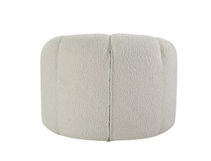 Osmash - Teddy Sherpa Chair With Swivel - White by Couch.com