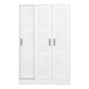 3 Door Shutter Wardrobe & Shelves by Couch.com