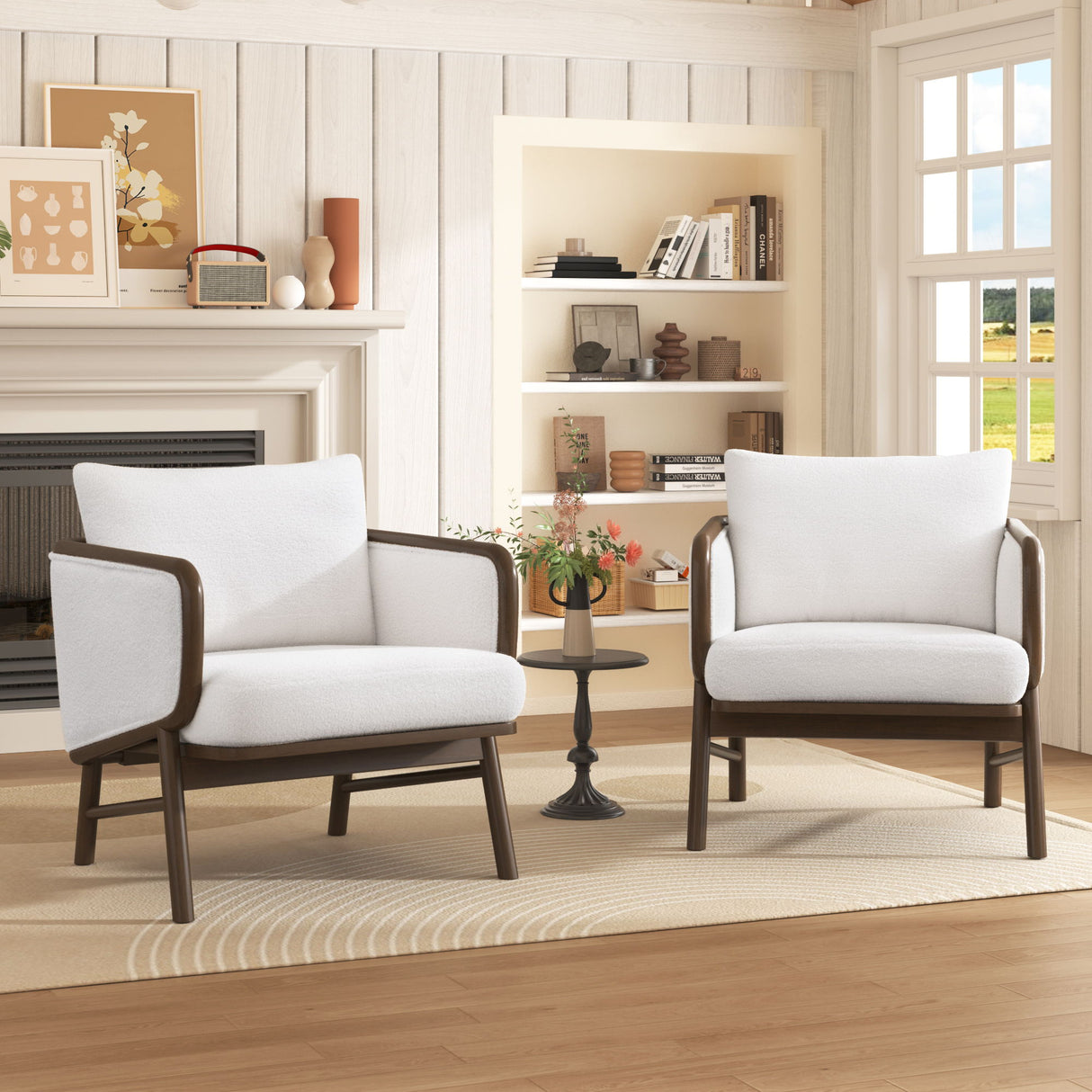 Upholstered Accent Armchair For Living Room by Couch.com