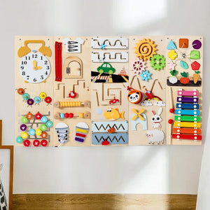 Baby Early Education Enlightenment Multi-functional Wall Game Children's Exploration Cognitive Exercise