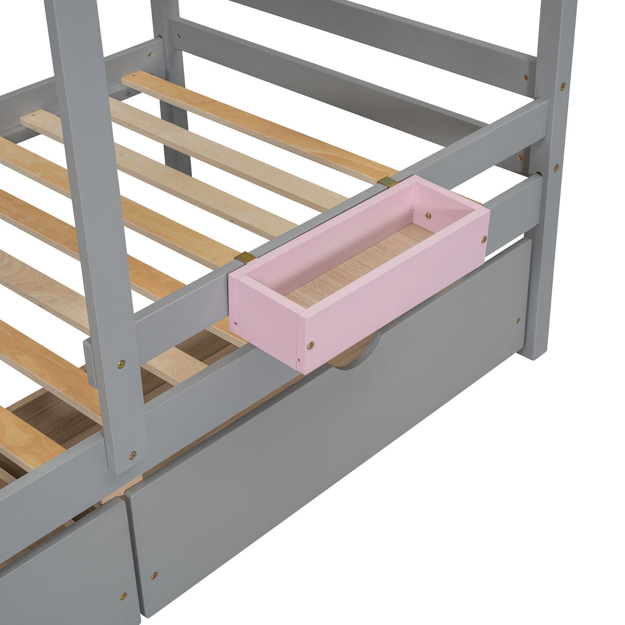 Bunk Bed With Playhouse Roof And Window by Couch.com