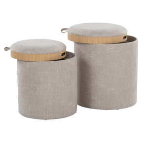 Tray - Contemporary Nesting Ottoman Set by Couch.com