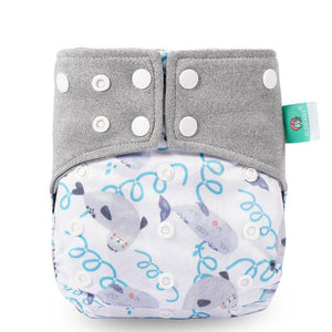 Trend New Print Eco-friendly Cloth Diaper Baby pocket Waterproof Cartoon Owl Baby Diapers Reusable Cloth Nappies For Baby and Kids