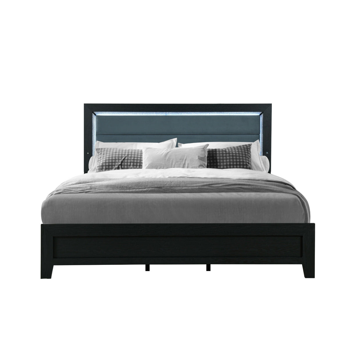 Carlos - 5 Pieces Queen Bedroom Set - Black by Couch.com