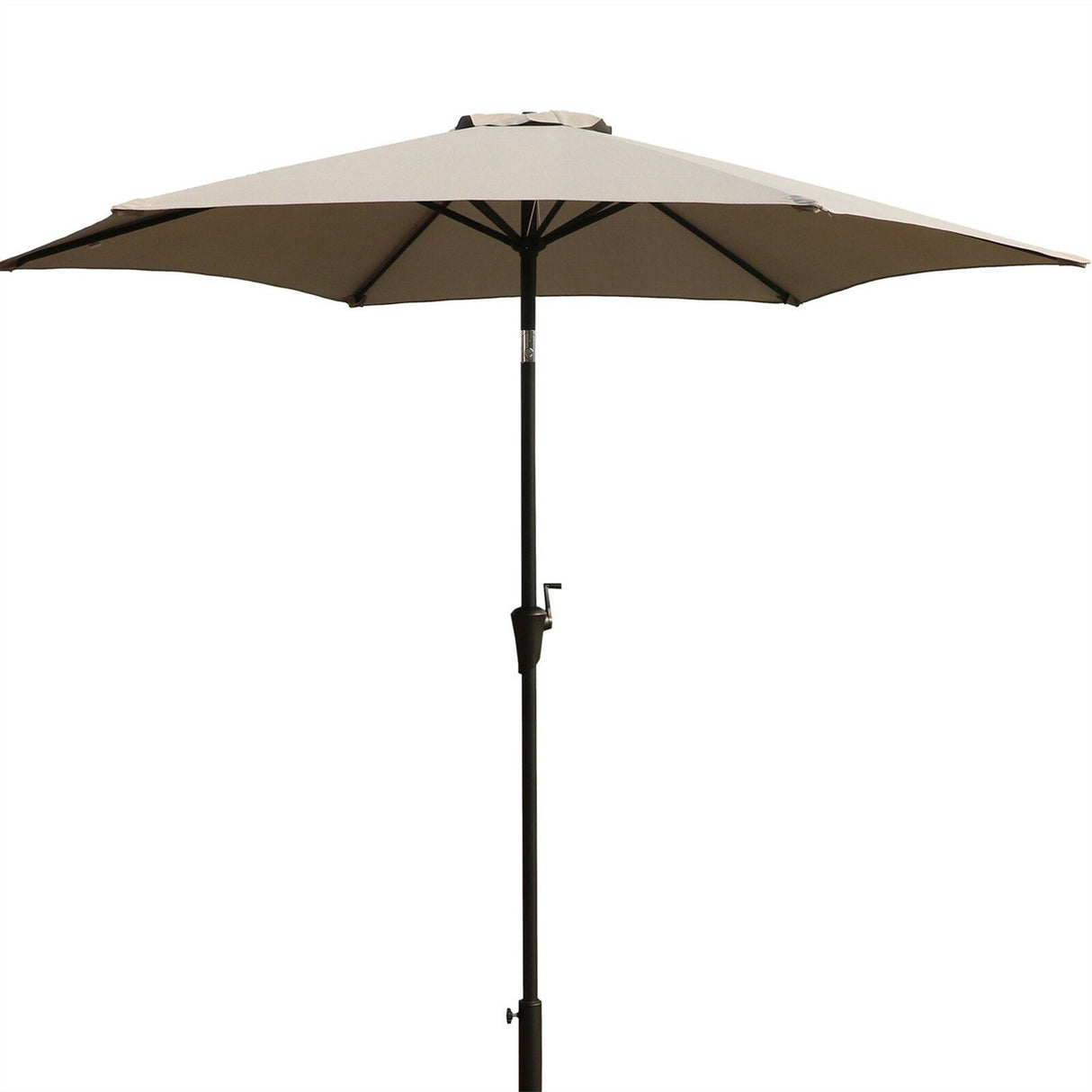 8.8' Outdoor Aluminum Patio Umbrella With 42 Pound Round Resin Umbrella Base by Couch.com