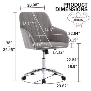 Adjustable Ergonomic Office Chair, Swivel Backrest Seat by Couch.com
