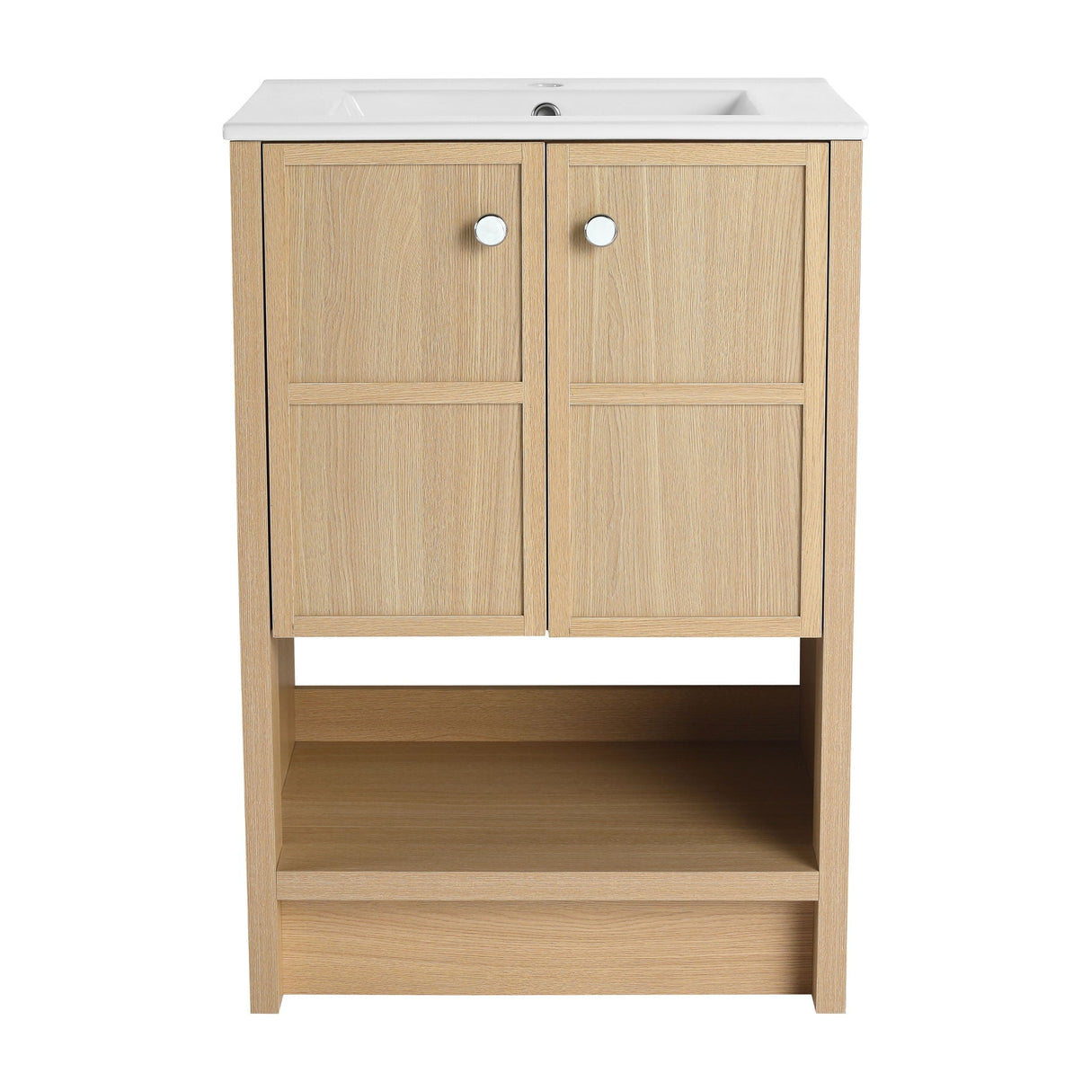 Modern Freestanding Bathroom Vanity With Ceramic Sink And Soft Closing Doors by Couch.com