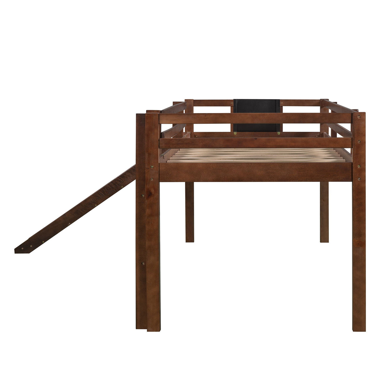 Loft Bed With Slide, Stair And Chalkboard by Couch.com