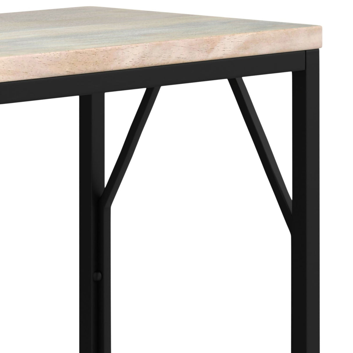 Selma - Handcrafted Metal And Wood Accent Table by Couch.com