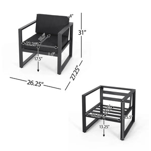 Navan Outdoor Patio Club Chair