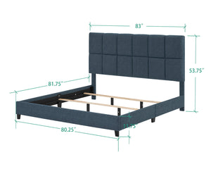 Squares Upholstered Platform Bed by Couch.com