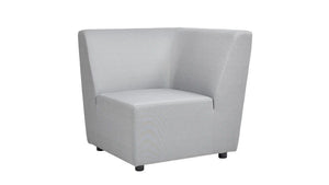 Cleo - Modular Upholstered Deep Seating Patio Corner Chair Axroma Olefin by Couch.com