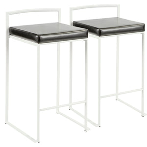 Fuji - Simple Elegance, Contemporary Stackable Counter Stool by Couch.com